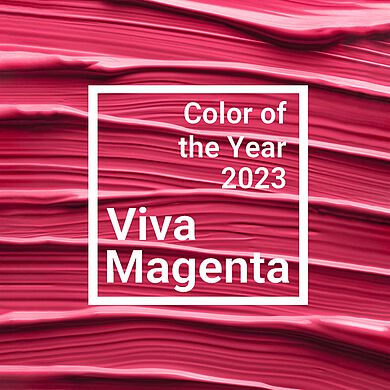 Pantone Farbe 2023 Viva Magenta